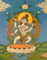 Bailando Shiva Budismo Tibetano Thangka